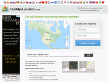 Tablet Screenshot of buddy-locator.com